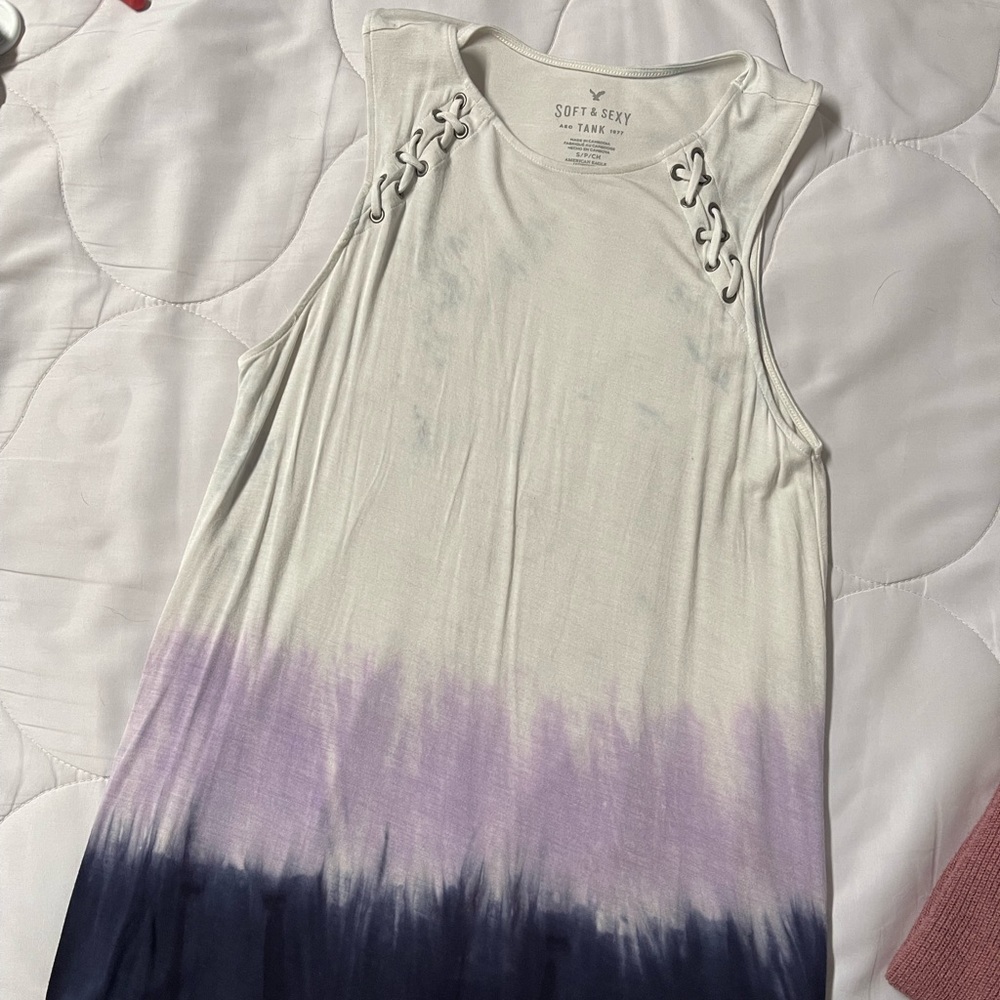 Soft and sexy American eagle tank!